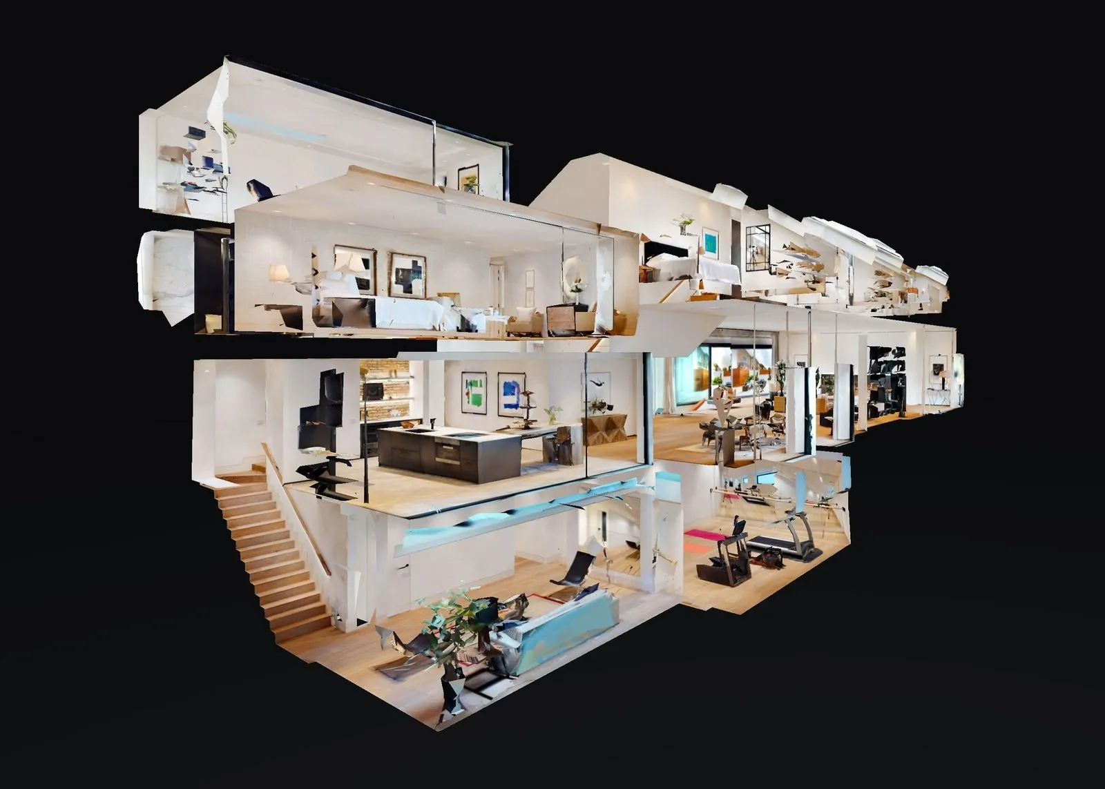 3D model domu z Matterport prehliadky